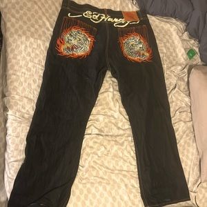 Ed Hardy baggy jeans 44x34 great condition